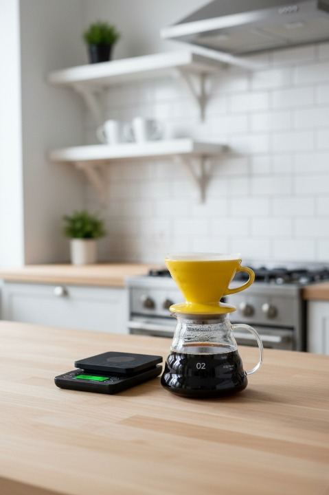 Kahve Demleme Seti Dripper Kahve Terazisi 3 kg 0.1 gr