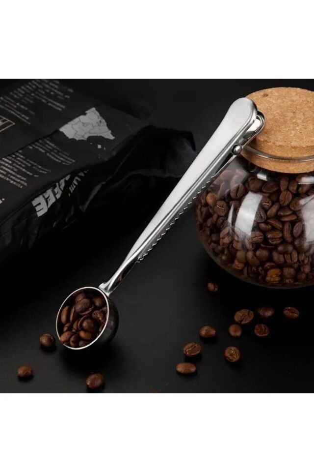 Kahve Şeker Kaşığı / Paslanmaz Mandallı Kahve Kaşığı
