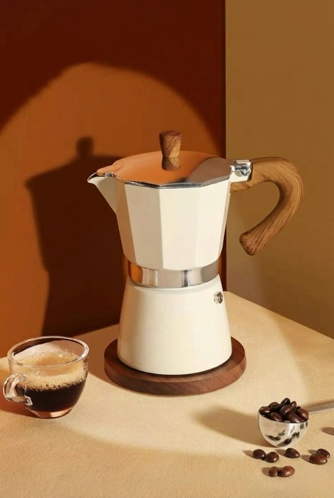 Moka Pot Espresso 6 Fincan Ocak Üstü