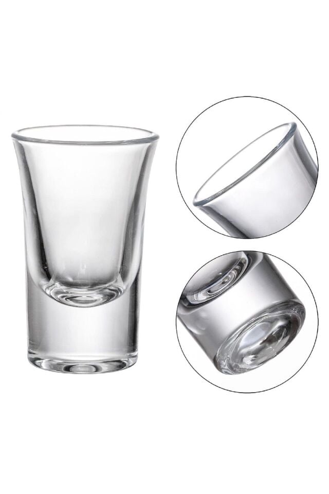 6'lı Boston Shot Bardağı 28ml