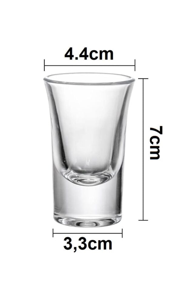 6'lı Boston Shot Bardağı 28ml