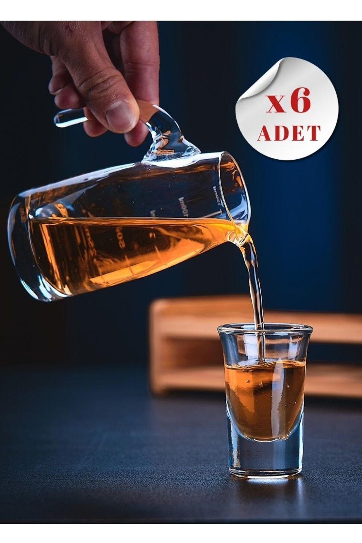 6'lı Boston Shot Bardağı 28ml