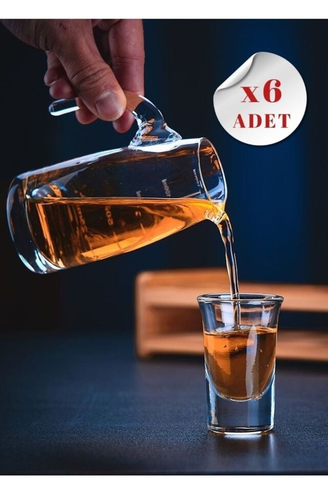 6'lı Boston Shot Bardağı 28ml