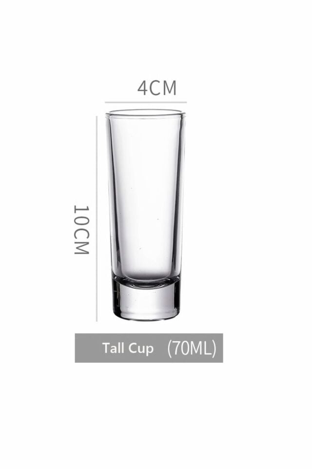 Shot Bardağı Likör Bardağı 6lı Set 70ml