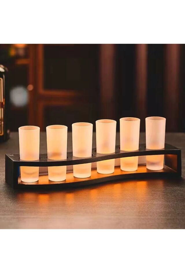 Buzlu Shot Bardağı Likör Bardağı 6lı Set