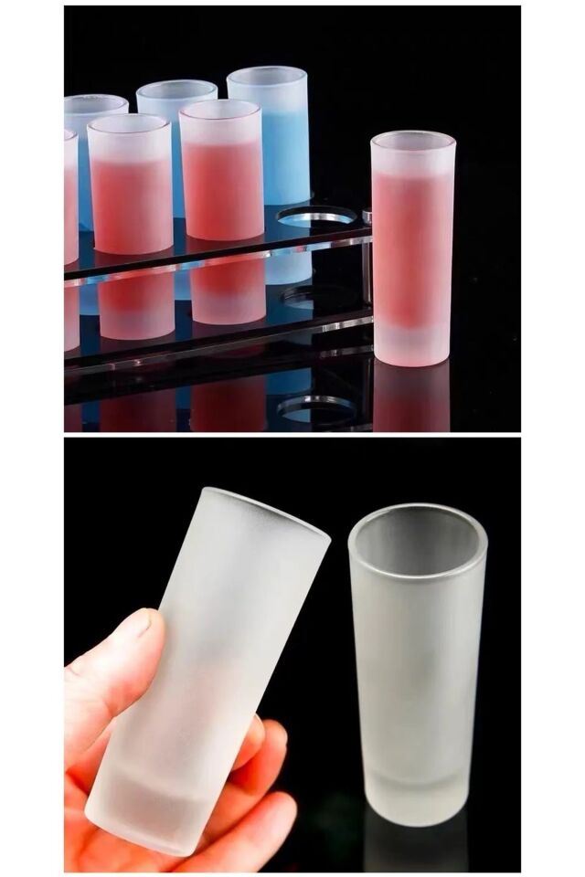 Buzlu Shot Bardağı Likör Bardağı 6lı Set