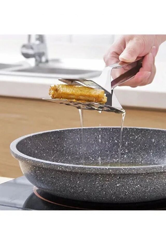 Paslanmaz Çelik Maşa Spatula Maşa