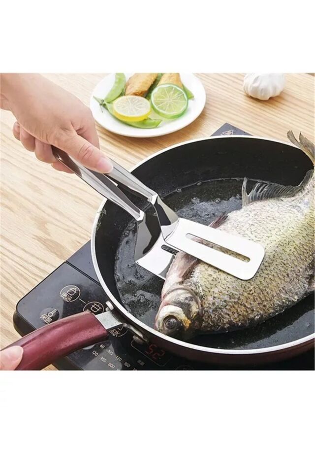 Paslanmaz Çelik Maşa Spatula Maşa