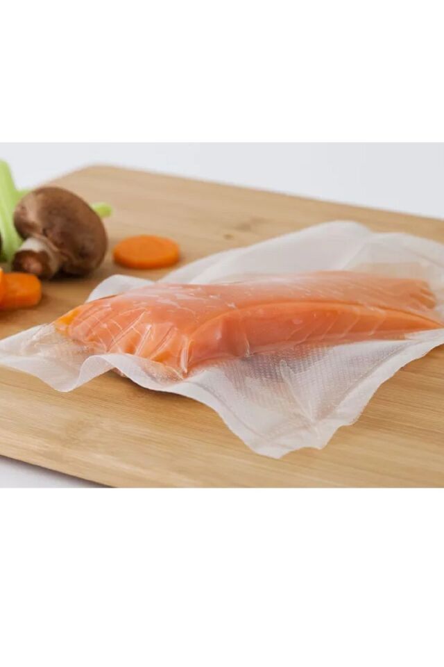 Tırtıklı Vakum Makinesi Poşeti Ev Tipi 18X22CM