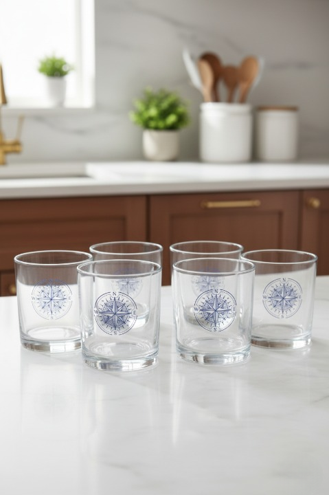 Kırılmaz Bardak Marin Viski Bardağı 6lı Set