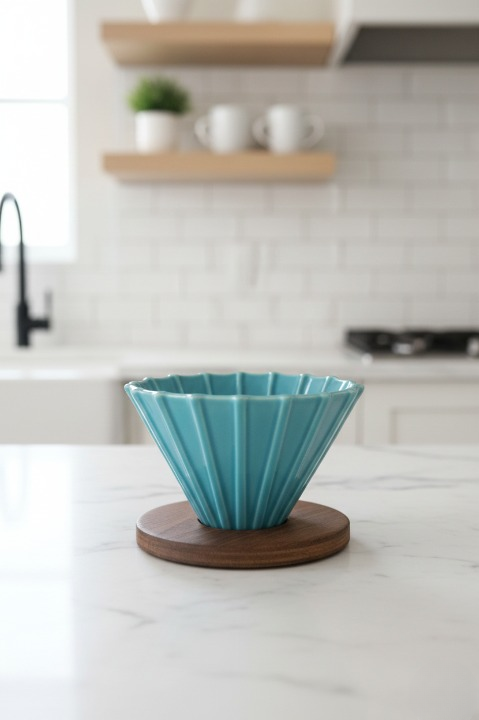 Dripper V60 02 Seramik Kahve Demleme Ekipmanı