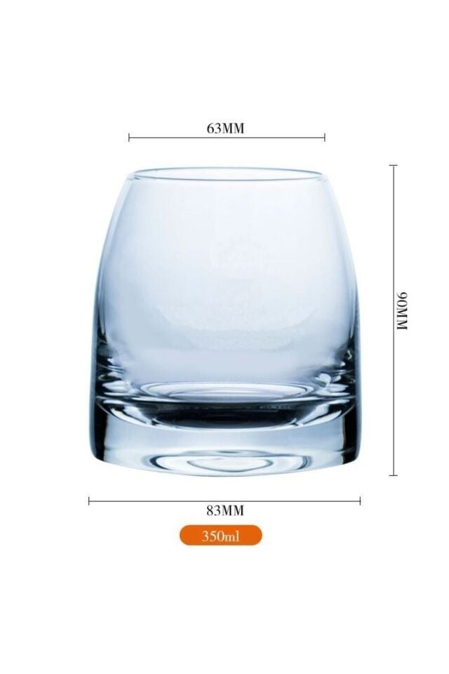 Viski Kokteyl Meşrubat Bardağı Kadehi 2li Set 350ml
