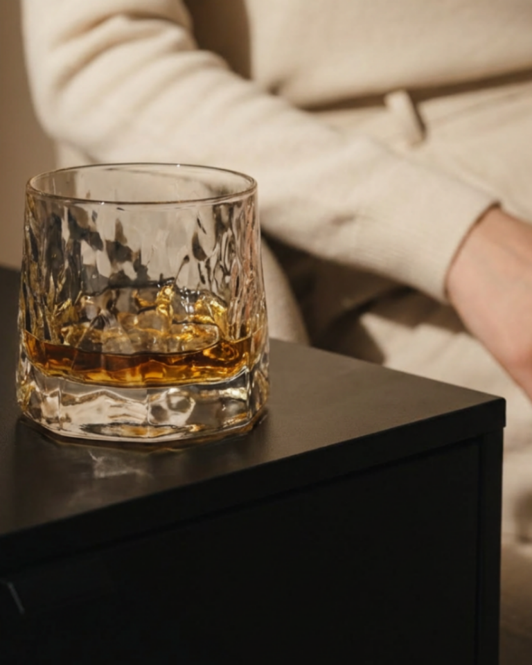 Viski Kokteyl Bardağı Kadehi 360 Dönen Cam Bardağı 2li Set 160ml