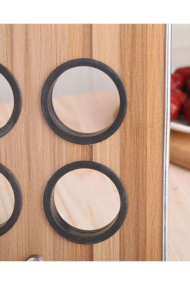 Baharatlık 9'lu Cam Tuzluk Ve Baharatlık Standı