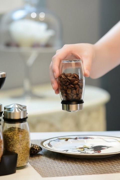 Yedek Baharatlık Çift Katlı 360 Derece Dönebilen Stand Parçası