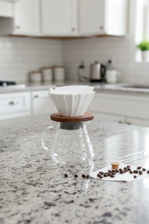 Filtre Kahve Demleme Seti Dripper Set