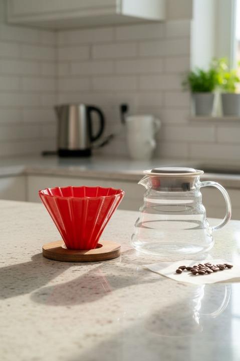 Filtre Kahve Demleme Seti Dripper Set