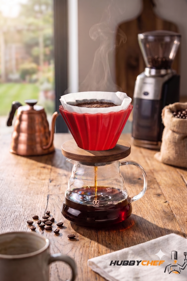 Filtre Kahve Demleme Seti - Cam Server ve Dripper Seti