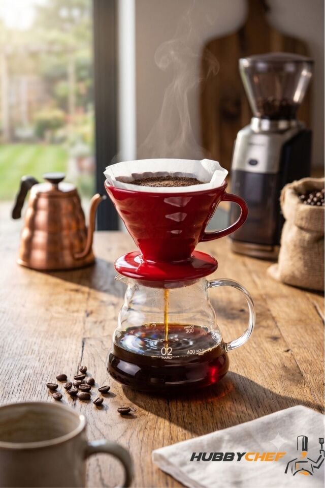 Filtre Kahve Demleme Seti - V60 Dripper & Cam Servis