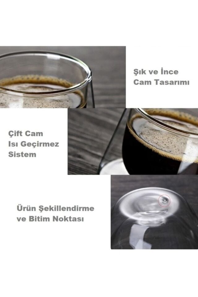 Çift Cidarlı Bardak 350ml