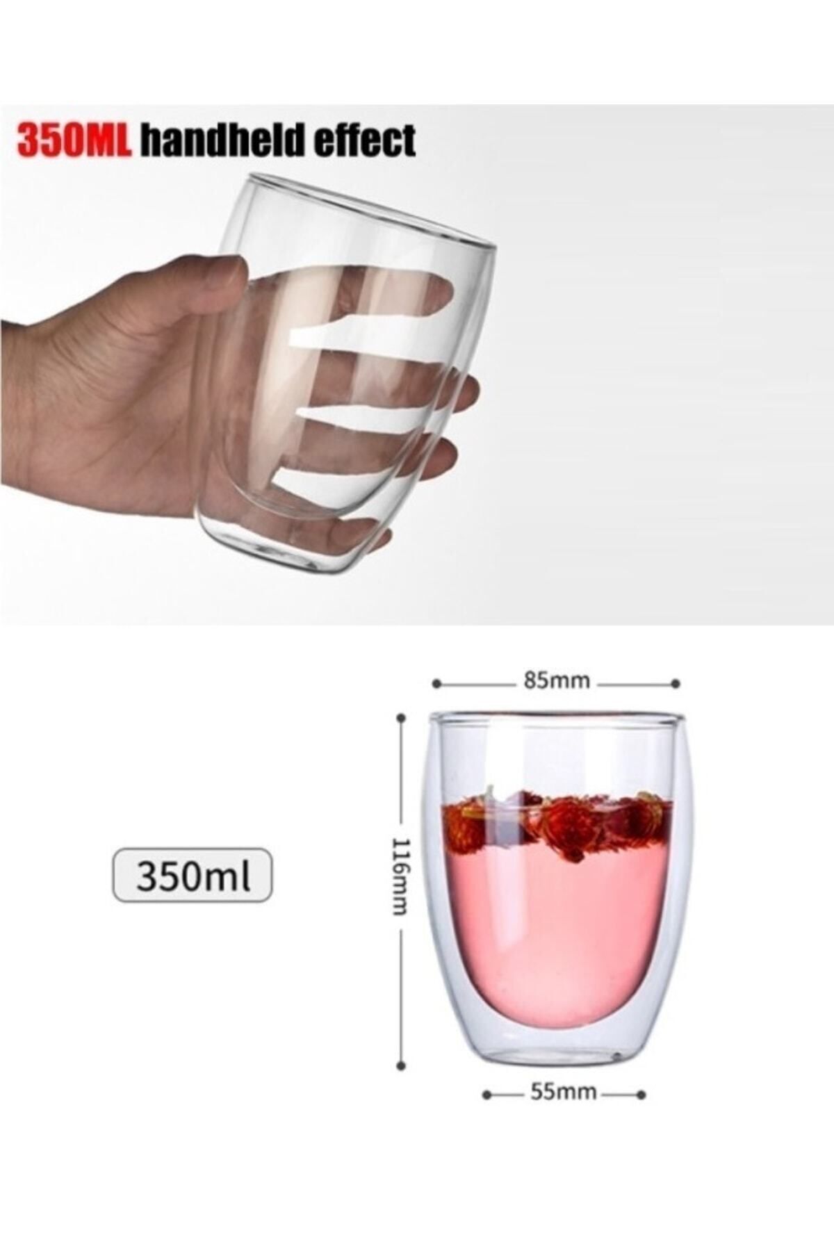 Çift Cidarlı Bardak 350ml