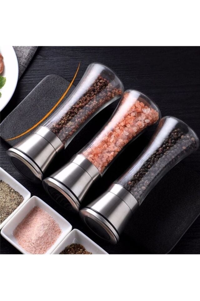 Baharat Öğütücü Seramik Dişli 200ml Paslanmaz 1 Adet
