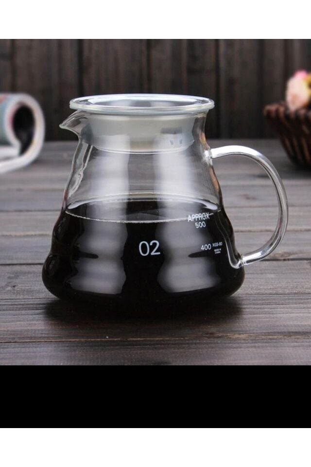 Kahve Demleme Seti V60 Dripper 600ml Seramik Fincan Kahve Demleme Ibriği