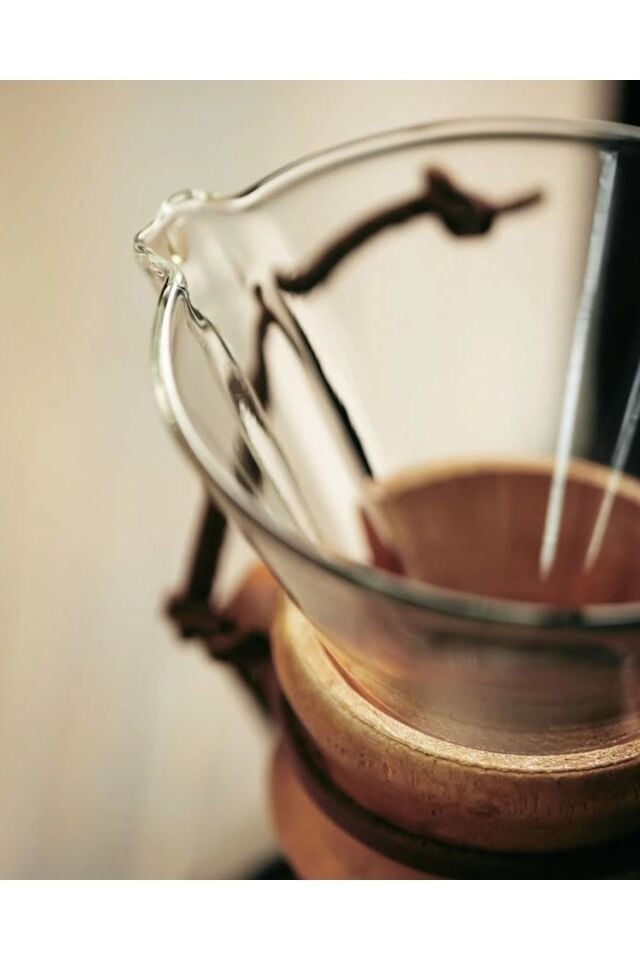 Filtre Kahve Demliği Chemex Dripper 800ml - Borosilikat Cam