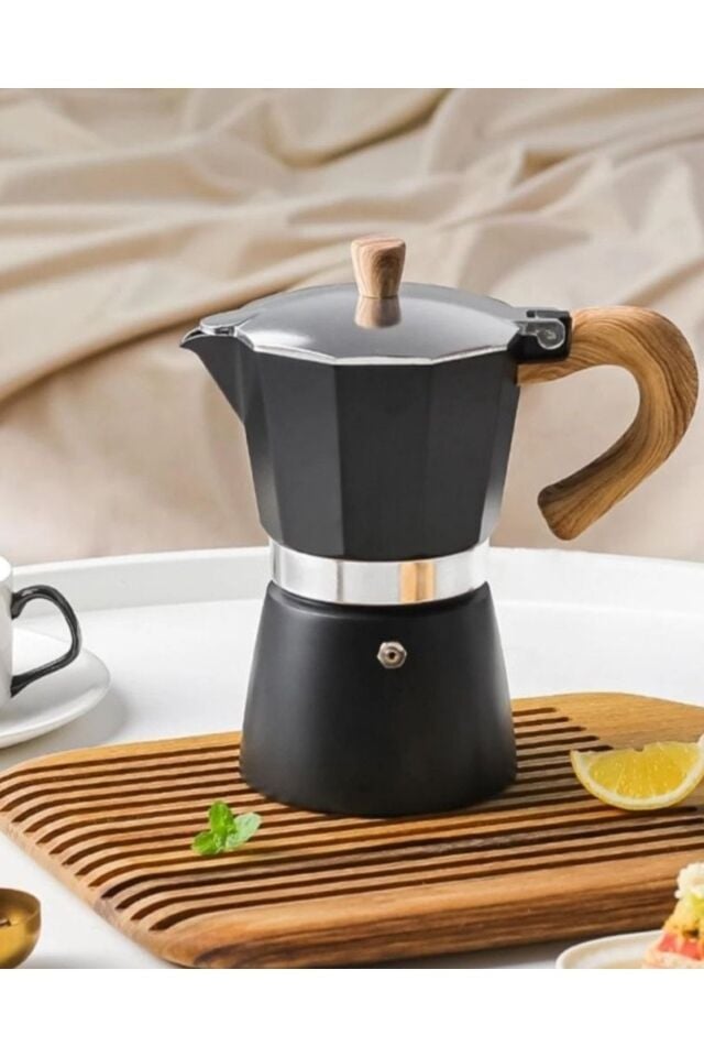 Moka Pot Espresso 6 Fincan Ocak Üstü