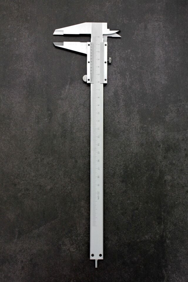 20cm Paslanmaz Çelik Mekanik Kumpas 0.02mm