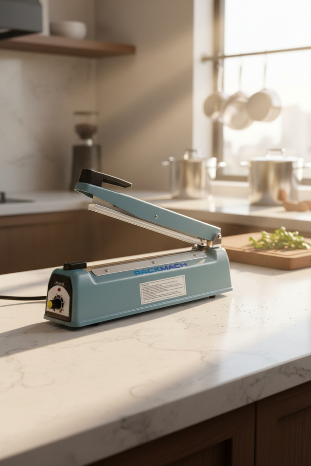 Poşet Yapıştırma Makinesi Demir Gövde 30cm