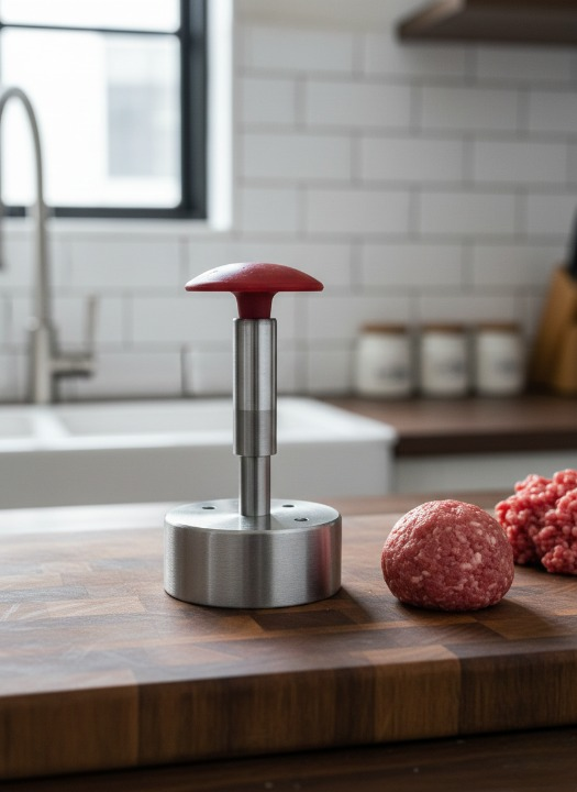 8cm Hamburger Köfte Kalıbı ve Şekillendirici