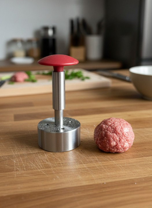 7cm Hamburger Köfte Kalıbı ve Şekillendirici - Mini Burger