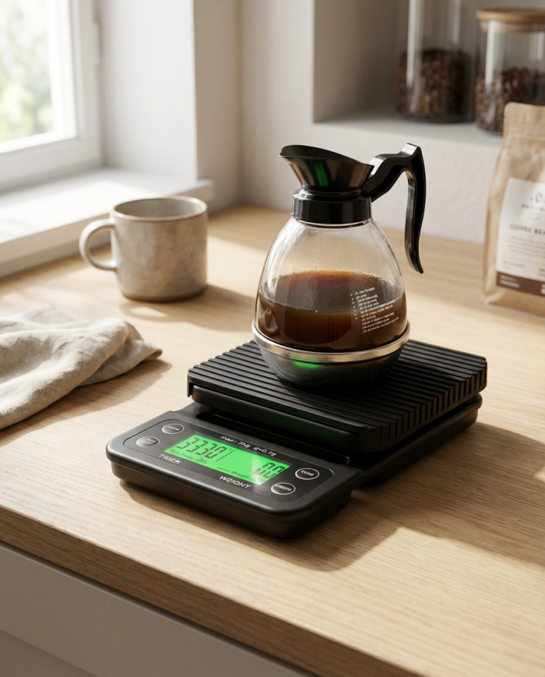 Dijital Hassas Kahve Terazisi Mutfak Tartısı 3kg / 0,1gr