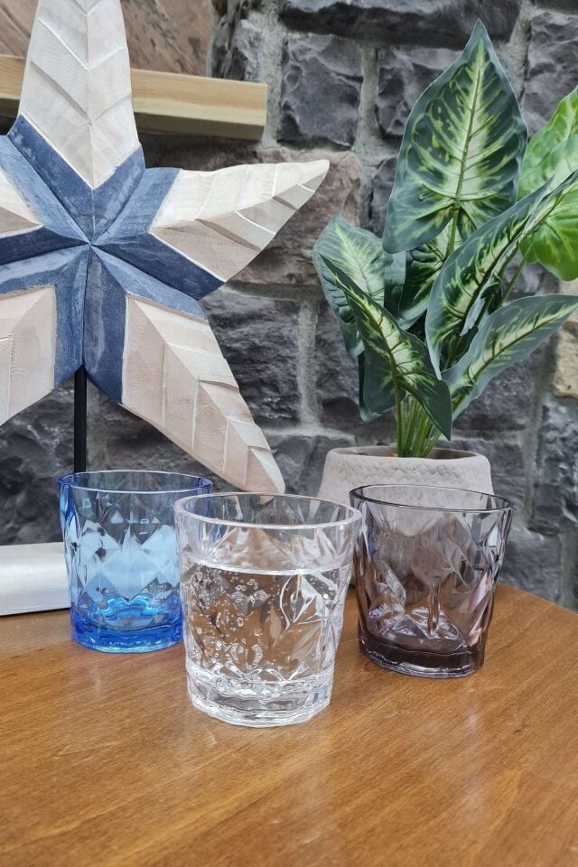 Kırılmaz Bardak Marin Meşrubat Bardağı 2li Set