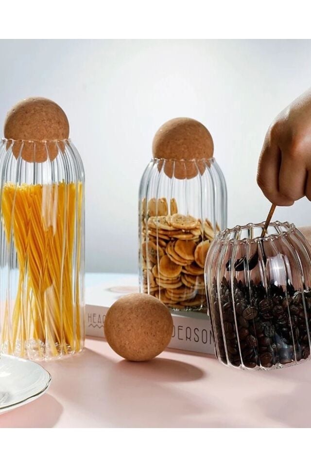 Cam Kavanoz Yedek Mantar Top