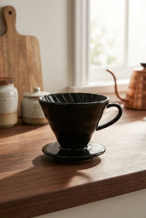 V60 02 Seramik Kahve Demleme Ekipmanı - Profesyonel Dripper
