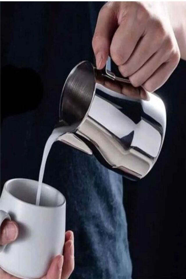 Kahve Süt Köpürtme Potu - Pitcher 500 ml Metalik