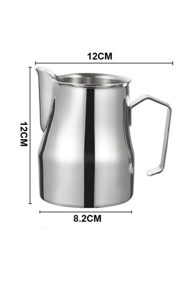 Kahve Süt Köpürtme Potu - Pitcher 500 ml Metalik