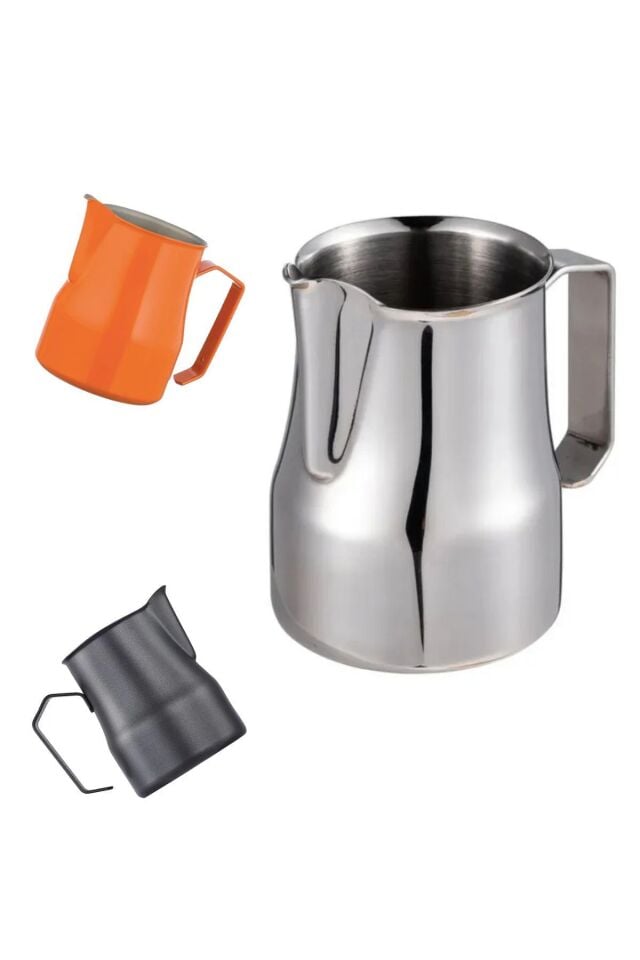 Kahve Süt Köpürtme Potu - Pitcher 500 ml Turuncu