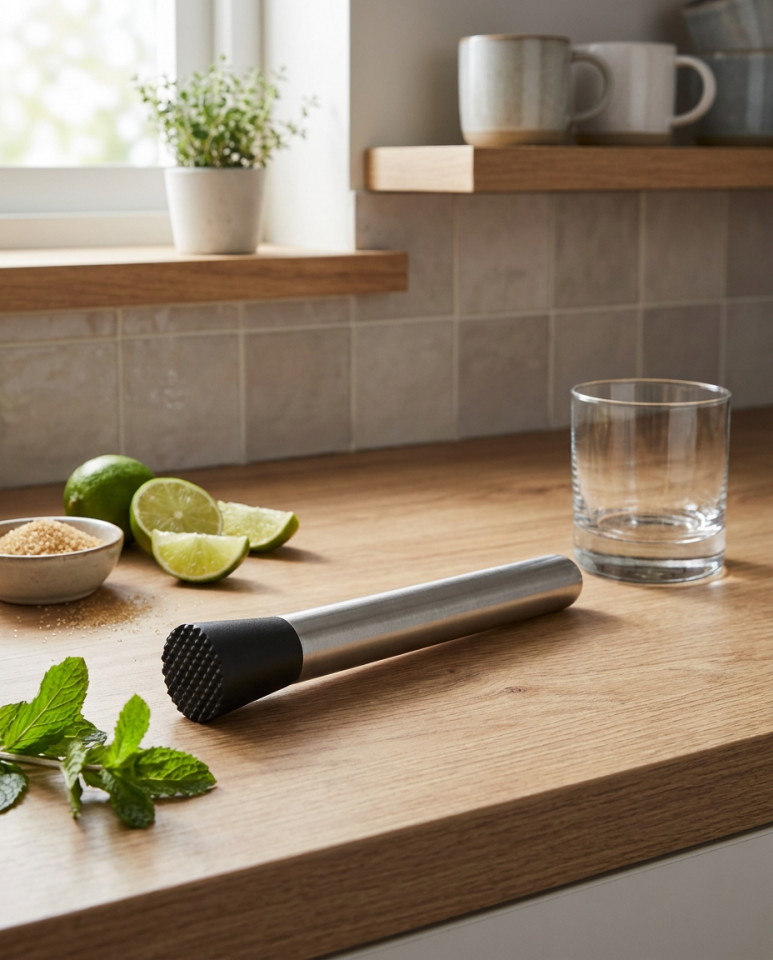 Profesyonel Mojito Tokmağı - Paslanmaz Çelik Kokteyl Ezici