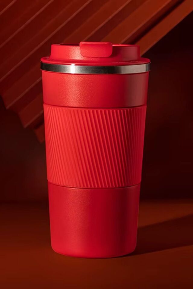 Kahve Çay Mug Araç Mug 500ml Paslanmaz Çelik